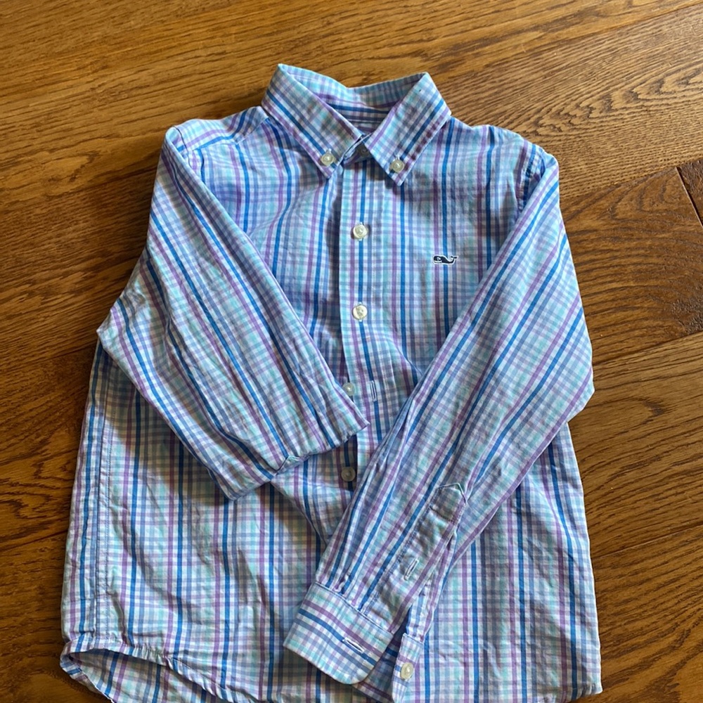 Vineyard Vines Whale Shirt size 5